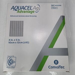 Mölnlycke Mepilex Border Foam Dressing with Silver 4” x 5”, 10 ct NWT Exp 2027